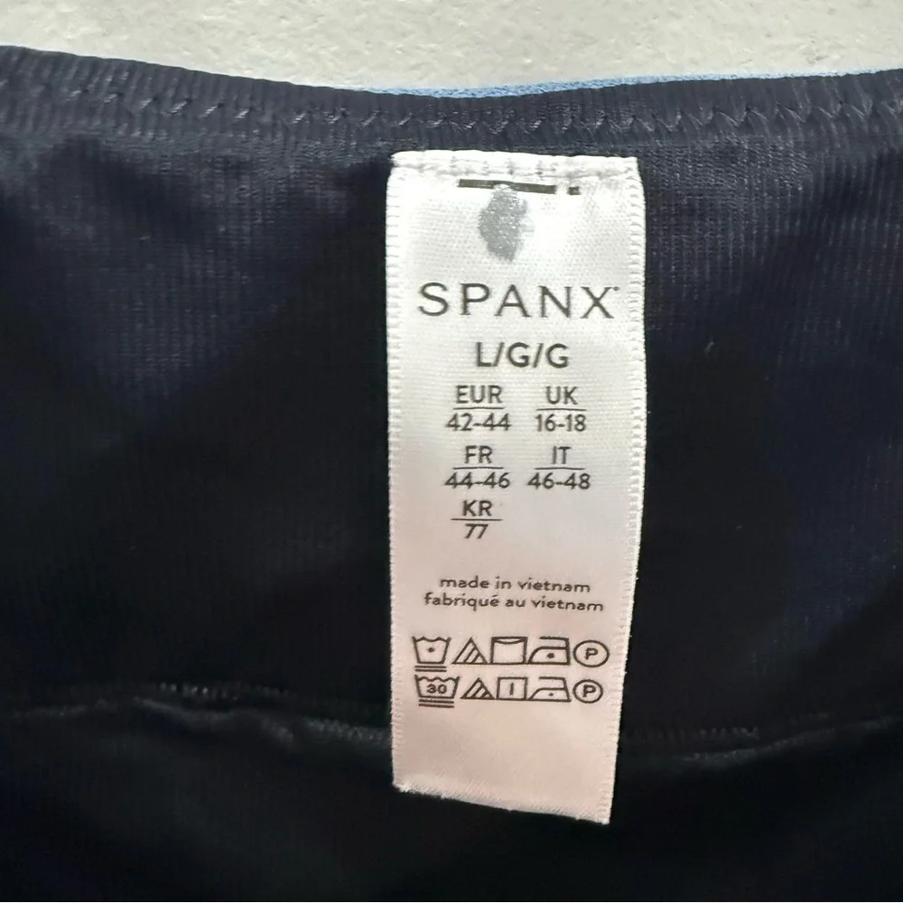 NWT Spanx Dress Crepe Reversible Slip Midi in Indigo Haze